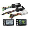 JN 36V/48V 17A 40A 250W-2000W Three-Mode Sine Wave Ebike Controller with Learning Function and S866 Color Controller Display Kit