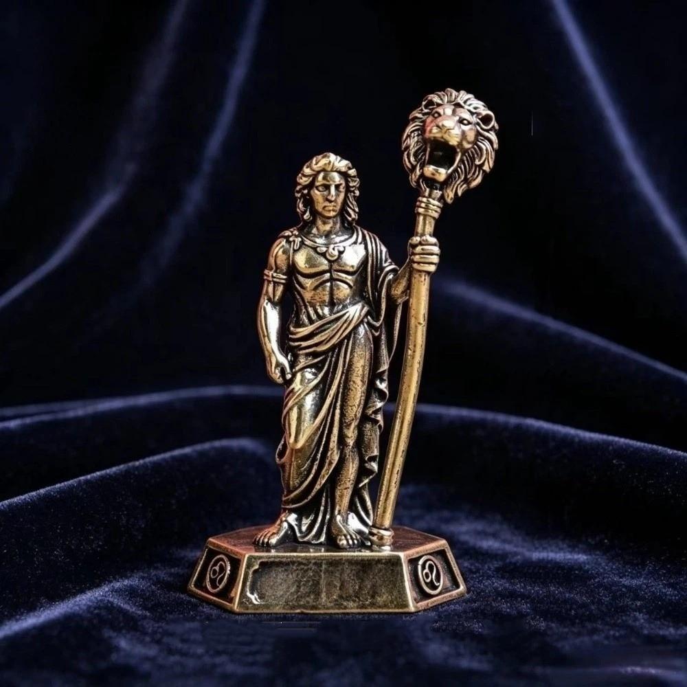 Vintage Collectible Figurines Miniature Artisan Craft The Twelve Zodiac Signs Decoration 12 Constellation Statue Gift Ornaments