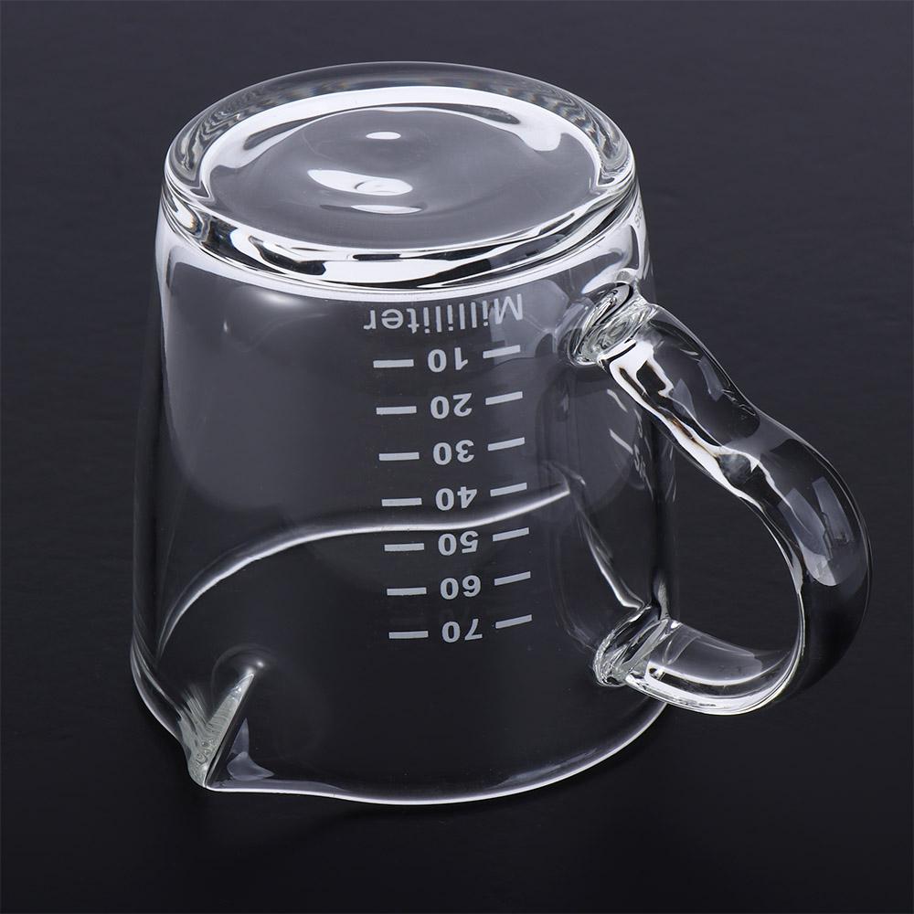 Small 70ml Kitchen For Espresso Coffee Glass Milk Ounce Cup Measuring Cup Jigger Coffeware