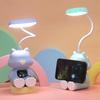 Creative Cartoon LED Desk Lamp with Multi-Function and Eye Protection for Student Reading and Children's Bedside Use