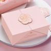 In-Stock Pink Flip-Top Gift Packaging Box for Perfume, Lipstick, and Skincare