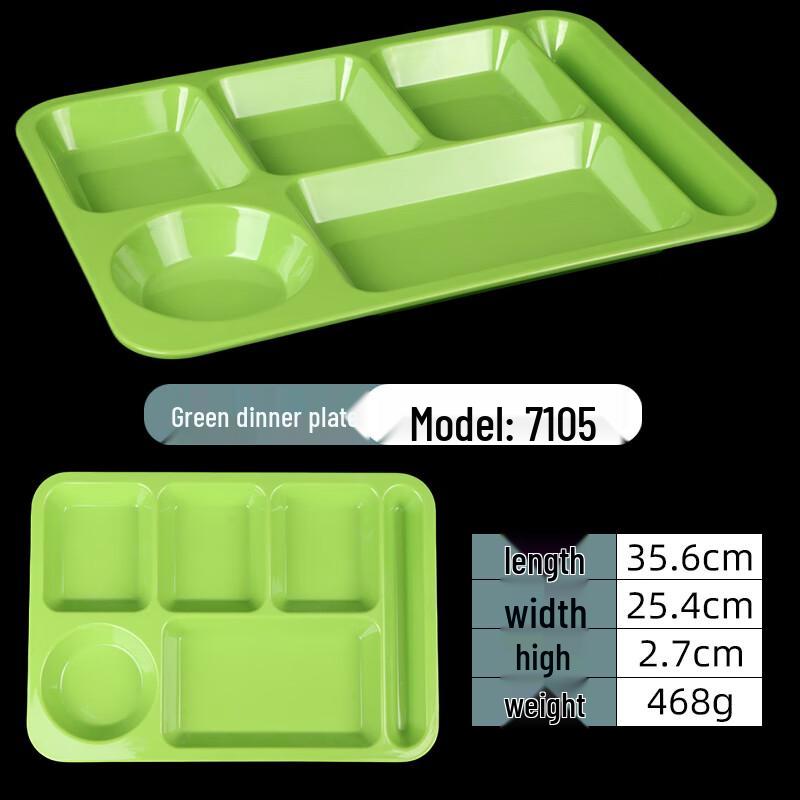 Melamine Partitioned Cafeteria Tray