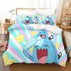 Anime Pokemonzd Bedding Set Cartoon Children Bedroom Quilt Cover Boy Girl Bedclothes Single Double King Pikachus Duvet Cover