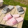 New Unisex Flat Slippers Women Summer EVA Casual Beach Slides Shoes Fashion Stripe Outdoor Sandals Couple Home Bathroom Slippers
