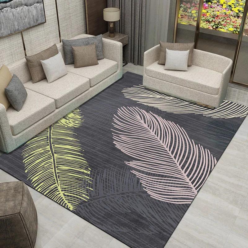 Nordic Living Room Carpet Sofa Coffee Table Bedroom Bedside Carpet Entrance Door Mat