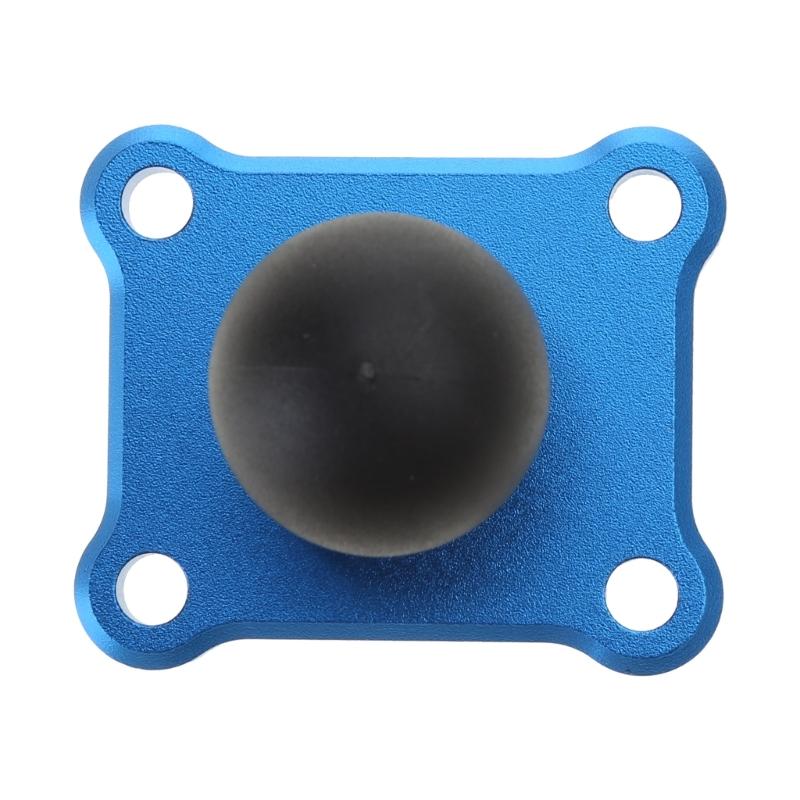 Aluminum Alloy Square Mounting Base with 1 Inch Ball for Head Mount for Zumo 400/450/500/550/660 Rider GPS for Motorcycl