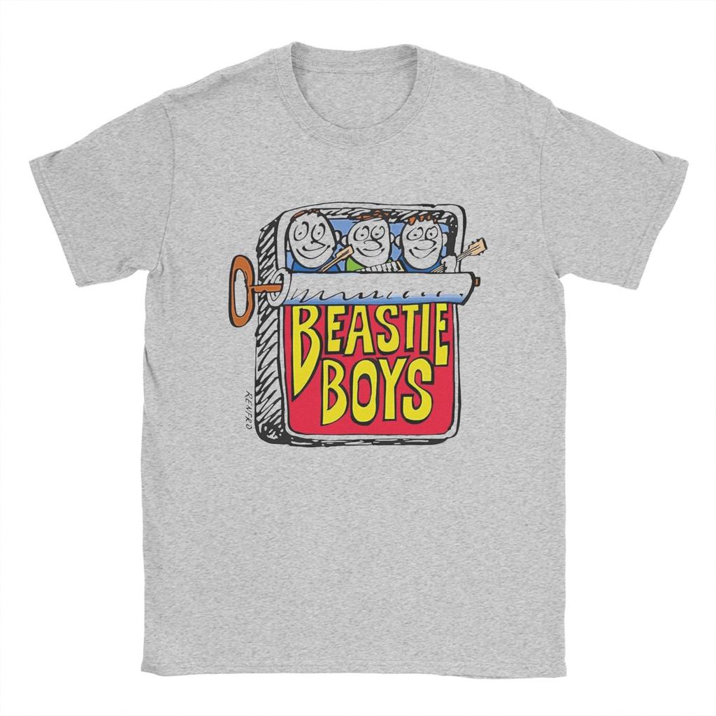 Awesome Beastie Boys Sardine Can T-Shirts for Men Crewneck Cotton T Shirts Short Sleeve Tee Shirt 4XL 5XL Tops