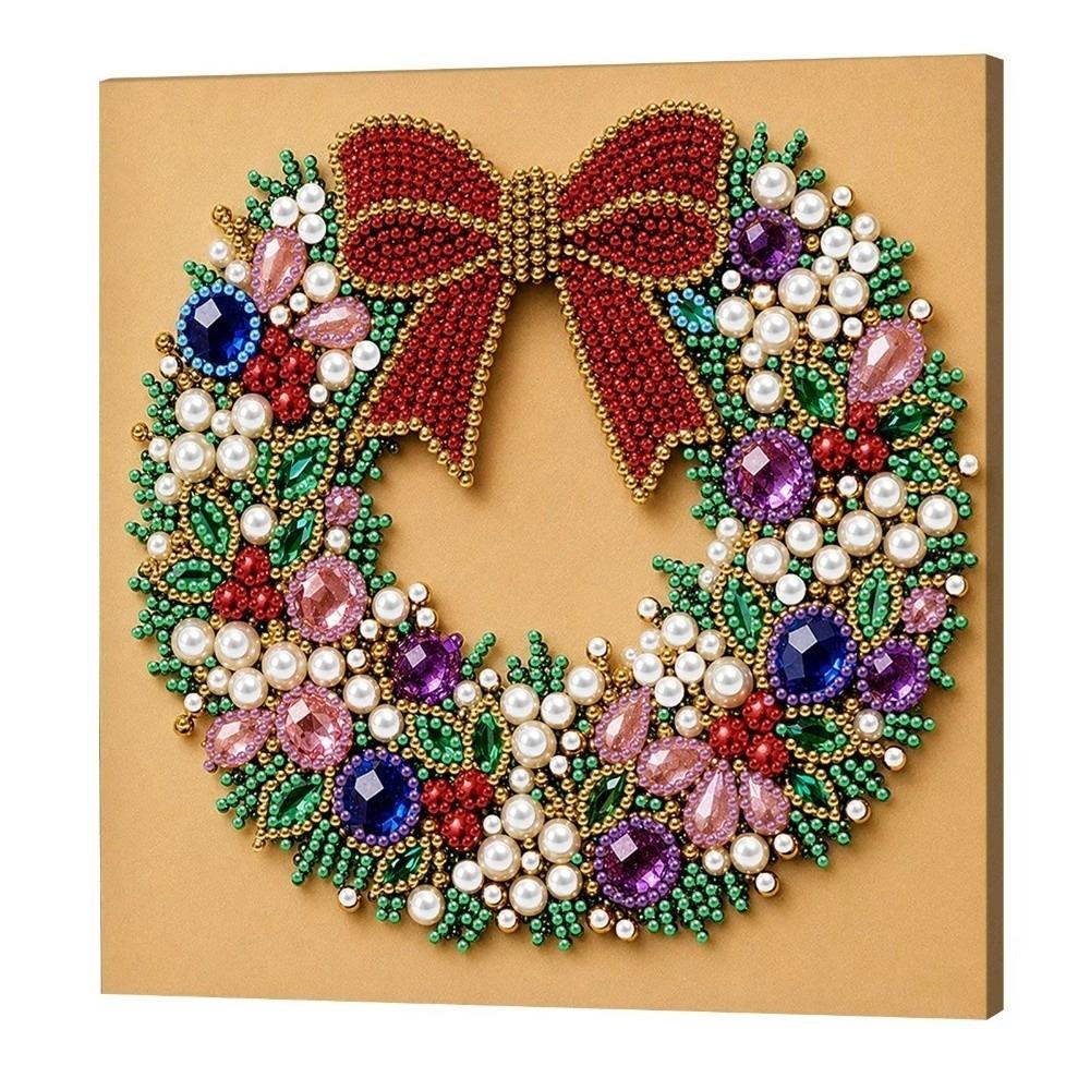Self‑Adhesive Xmas Rhinestone Painting Kit Christmas Star Santa Crystal Painting Set Holiday Craft