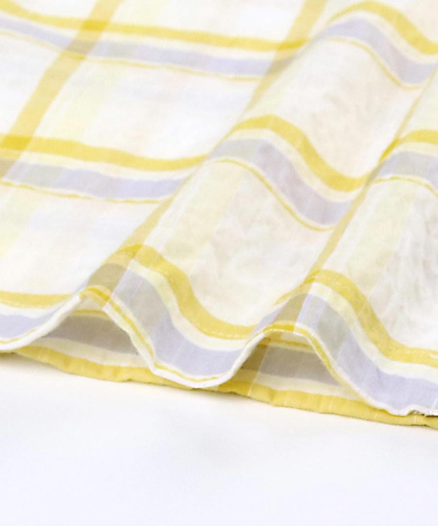 Wacoal RELAX SLEEP Sleep Science Long Sleeves and Cotton Blend Lawn YDX343 YE L & Pajamas, Pants, Material,