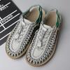 Fashion Summer Sandals Men Brand Designer Fashion Casual Outdoor Waders Large Size Hand-woven High Quality Beach Sandal Shollow Out Shoe