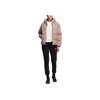 adidas Originals Classic Three Stripes Warm Puffy Down Coat Casual Outerwear Women Dark Brown HN2111
