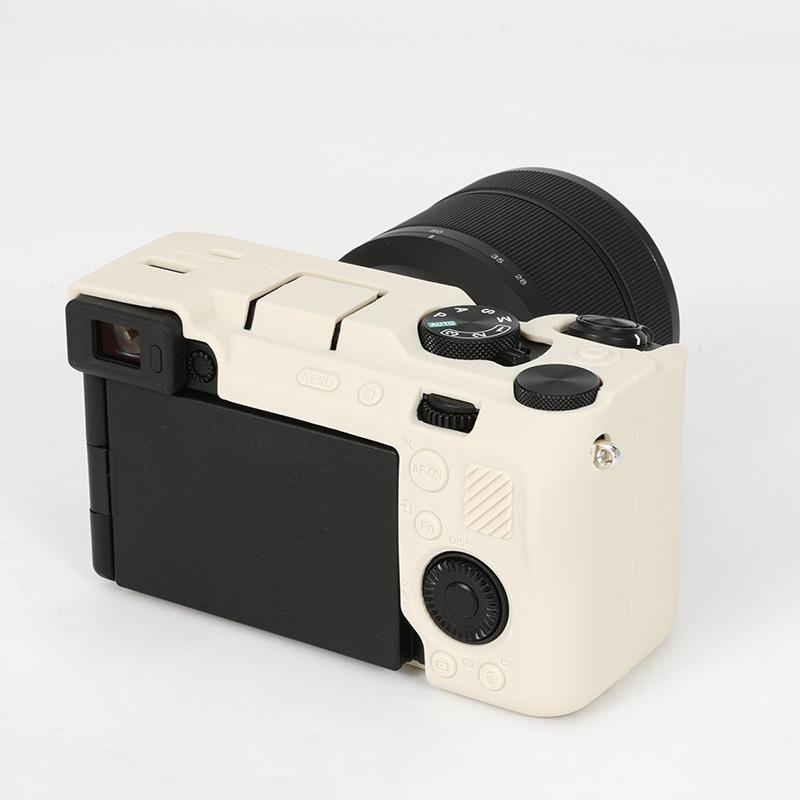 Huse din silicon pentru Sony A7CR și A7CII Genți pentru camere foto pentru A7CR Camere foto mirrorless Huse de protecție anti-cădere pentru camerele foto A7CII