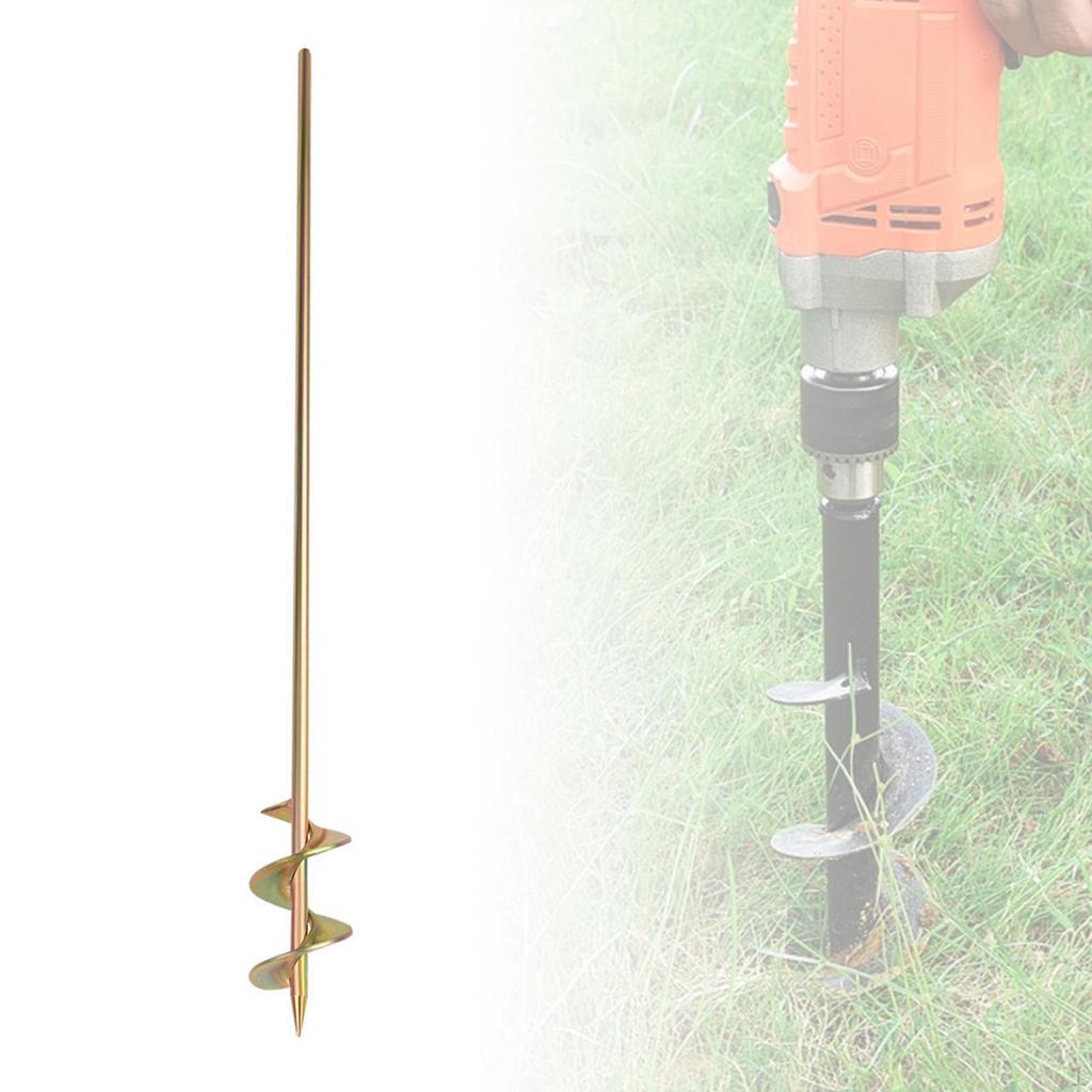 Auger Bit for Planting Spiral Sturdy Gardening Tools Plant Quick Planter Tool Post