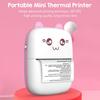 Portable Mini Pocket Printer BT Thermal Printer with Thermal Printing Paper USB Cable for Note