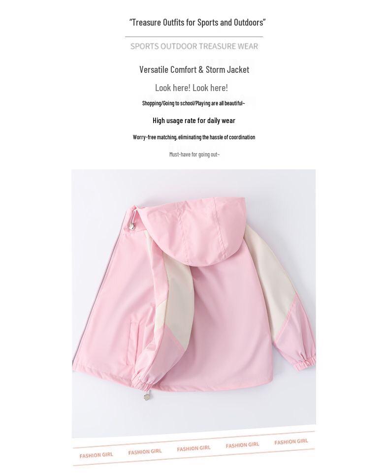 K-Pop Dämonenjäger Kinder Windjacke – Hexenjäger Herbst/Winter Winddichte Jacke