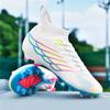 New Men Football Boots Cleats Long Spikes Outdoor Sport Soccer Shoes Adult Training Boys Non Slip Breathable Match Comfortable
