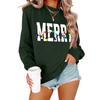 Women's Loose Comfortable Casual Fashionable Character Printing Round Neck Long Sleeved Sweatshirt
