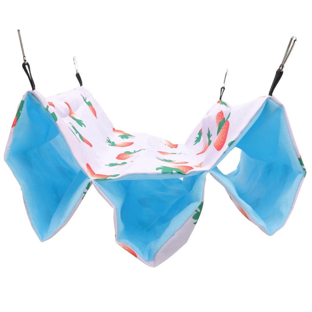 Hamster Tunnel Hängematte Doppelschicht Weich Bequem Hamster Tunnelbett Entfesseln Sie die Natur des Haustiers für Ratte Frettchen Zuckergleiter