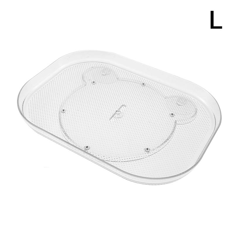 Вращающийся на 360 поднос Lazy Susan Органайзер для холодильника Поворотный поднос для хранения Прозрачный органайзер для хранения продуктов Полка для специй Кухонный органайзер A2 1940₽