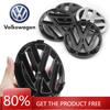 For VOLKSWAGEN VW VW 120mm 110mm Car Logo Emblem Hood Front And Rear Tail Mark Rear Badge 6R0853600A Accessory For Volkswagen Po