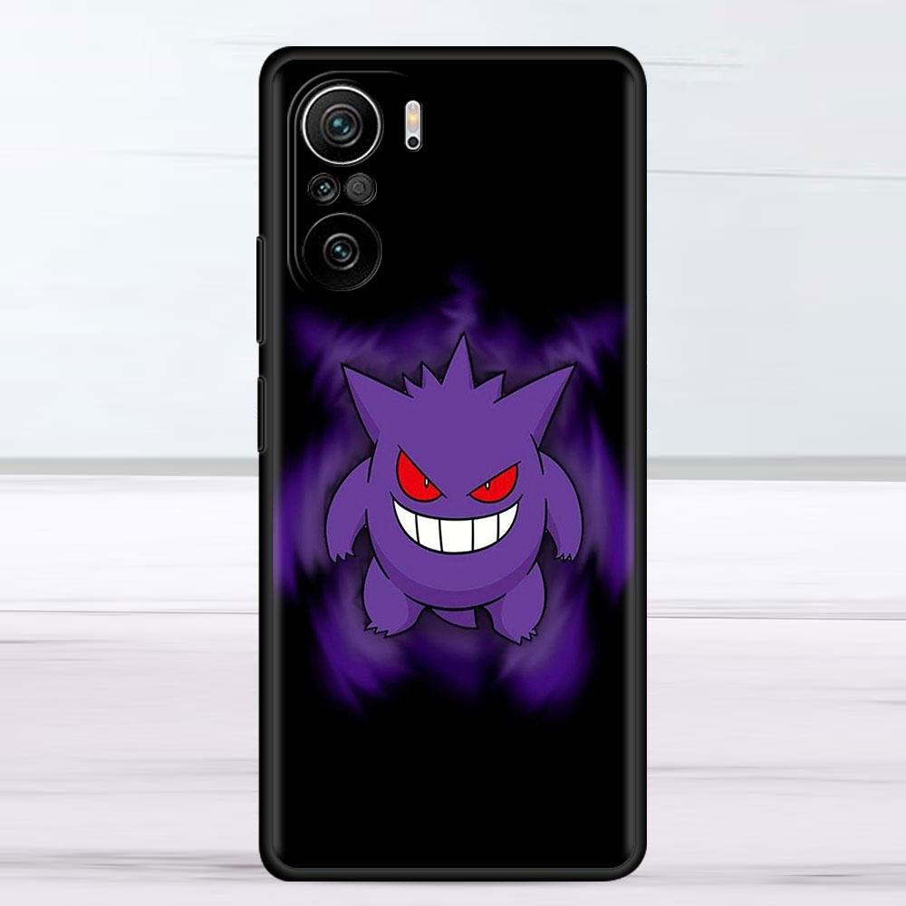 Lustige Pokemon Gengar Fall Für Xiaomi Redmi Hinweis 11 9S 10 9 8 7 9A 9C 9i K40 8T 10C 9T K50 Silikon Telefon Shell