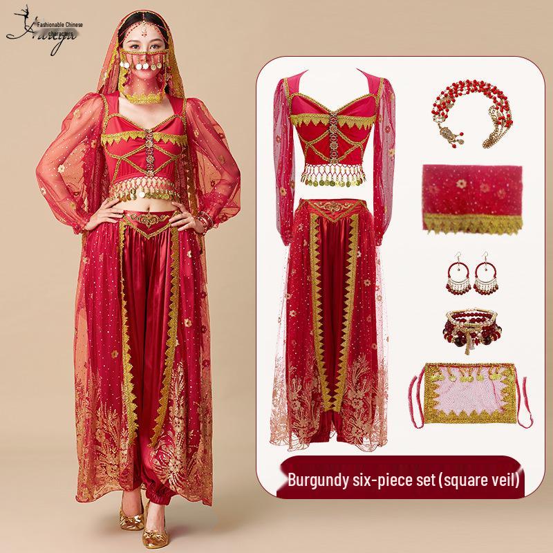 Halloween Jasmine-Inspired Adult Dance Costume Set