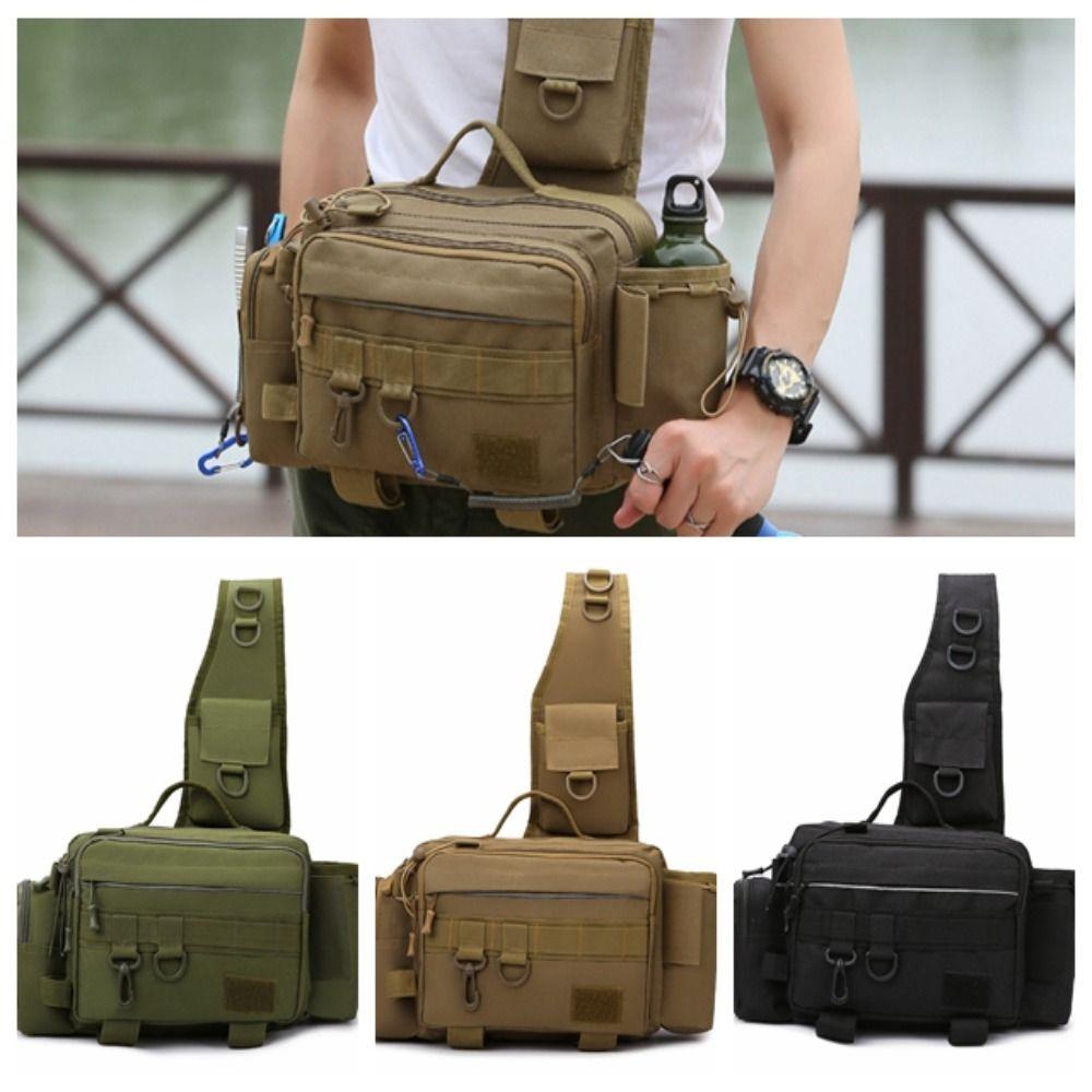 Waist Fanny Fishing Lure Backpack Waterproof Fishing Rod Lure Bag Sea Fishing