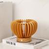 Retro and Minimalist LED Pumpkin Night Light Wooden Homestay Study Room Bedroom Charging Touch Atmosphere Night Light