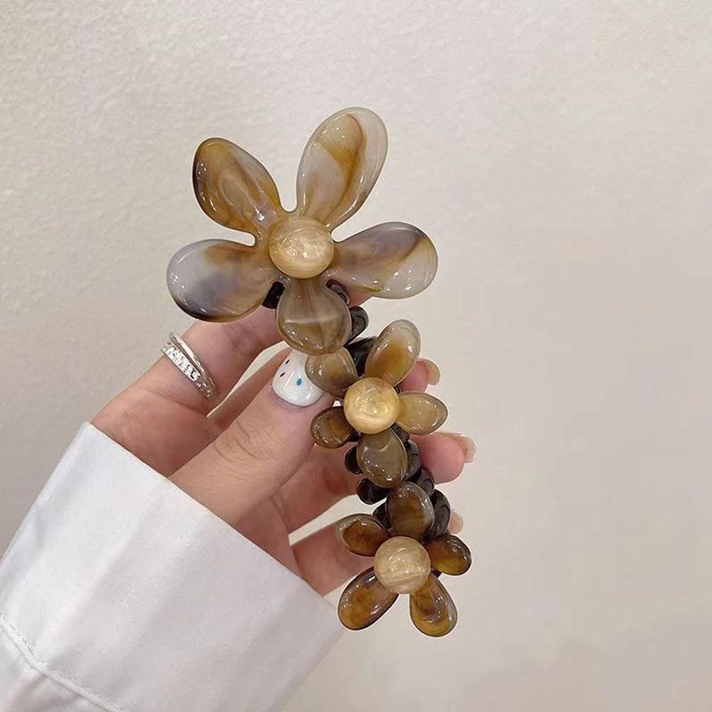 Pearl Flower Bubble Braid Phone Line Hairband Head Rope Female New High End Ins Straight Braid Artifact Hair Accessories New