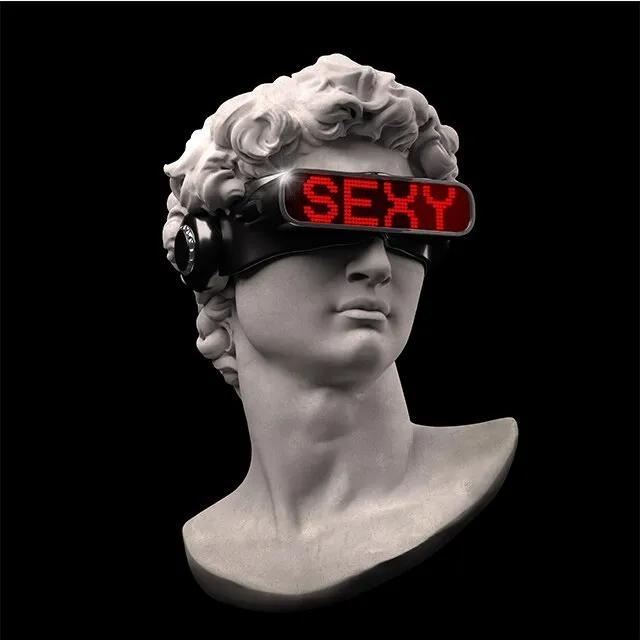 Modern Apollo Marble Sculpture Canvas Painting David Popolo Posters and Prints Wall Prints Canvas Pictures Home Room Decoration