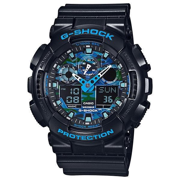 

Casio Мужские часы G-SHOCK GA-100CB-1AJF [COOL BLUE] Круглые черные смоляные цифровые аналоговые