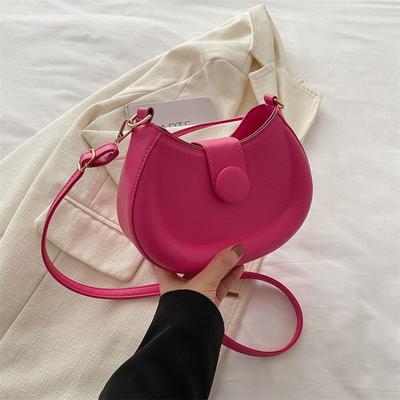 Pressure Shell Foreign Style Design Simple 2025 Personalized Summer New Solid Color Fashion Casual Trend Single Shoulder Armpit Women's Bag
