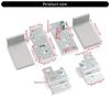 Kitchen Cabinet Wall Cabinet Hanging Plate Replacement Corner Bracket For Furniture Cabinets Installation Accessories