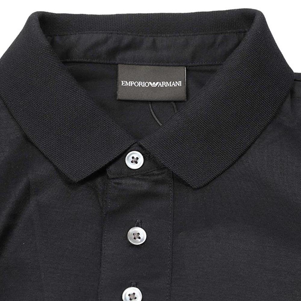 Emporio Armani Polo Shirts Men's Polo Collar Moderate Straight Fit 3L1FAL-1JUVZ-0101