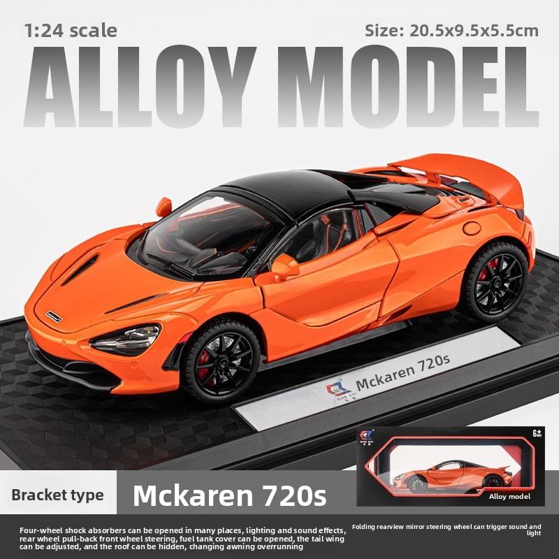 Mclaren 720s 124 Alloy Car Model Toy With Inertia Control For Collector Display