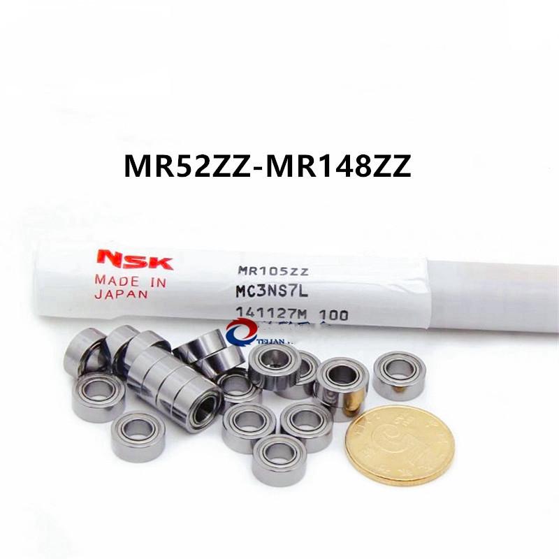 NSK Mini Bearings Miniature For Race Cars Robot Slot Car 3D Printer MR52 ZZ MR62ZZ MR63ZZ MR74ZZ MR84ZZ MR85ZZ MR106ZZ MR126ZZ