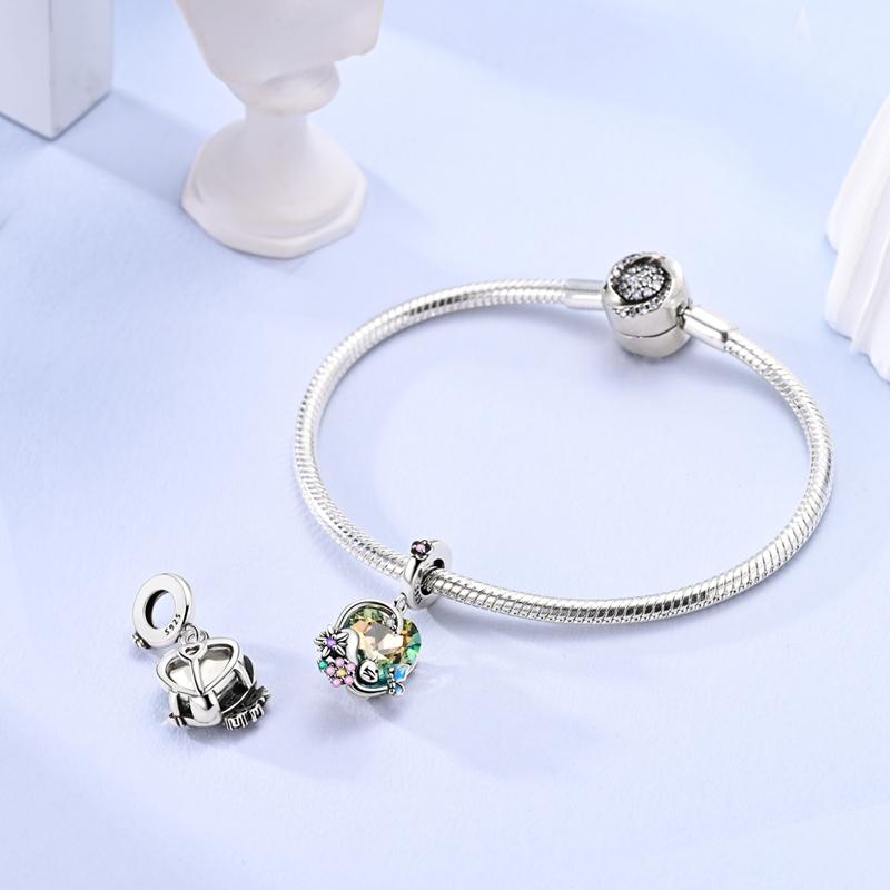 New copper Animal Zircon Charm Bead Charms Luminous Salamander Easter Egg Bead Charms Compatible With 3mm Authentic Bracelets Do It Yourself Lucky Jew