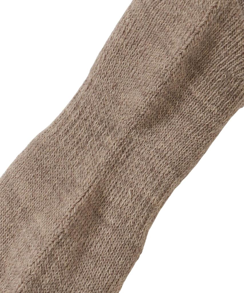 NANGA WARM PILE ROOM SOCKS BEG Beige NG2443-1Z001