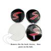 4pcs Car Wheel Center Stickers Hub Decals for Mini Cooper JCW R50 R52 R53 R56 R57 R58 R60 MINI CLUBMAN COUNTRYMAN Accessories