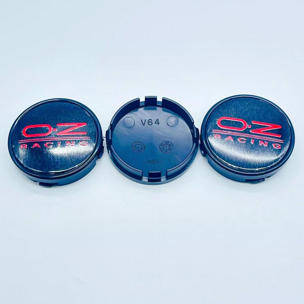 4pcs Car Wheel Center Hub Caps 64mm For OZ Racing Alloy Auto Wheel Rim Center Hub Cap 56mm OZ Badge sticker Styling accessories