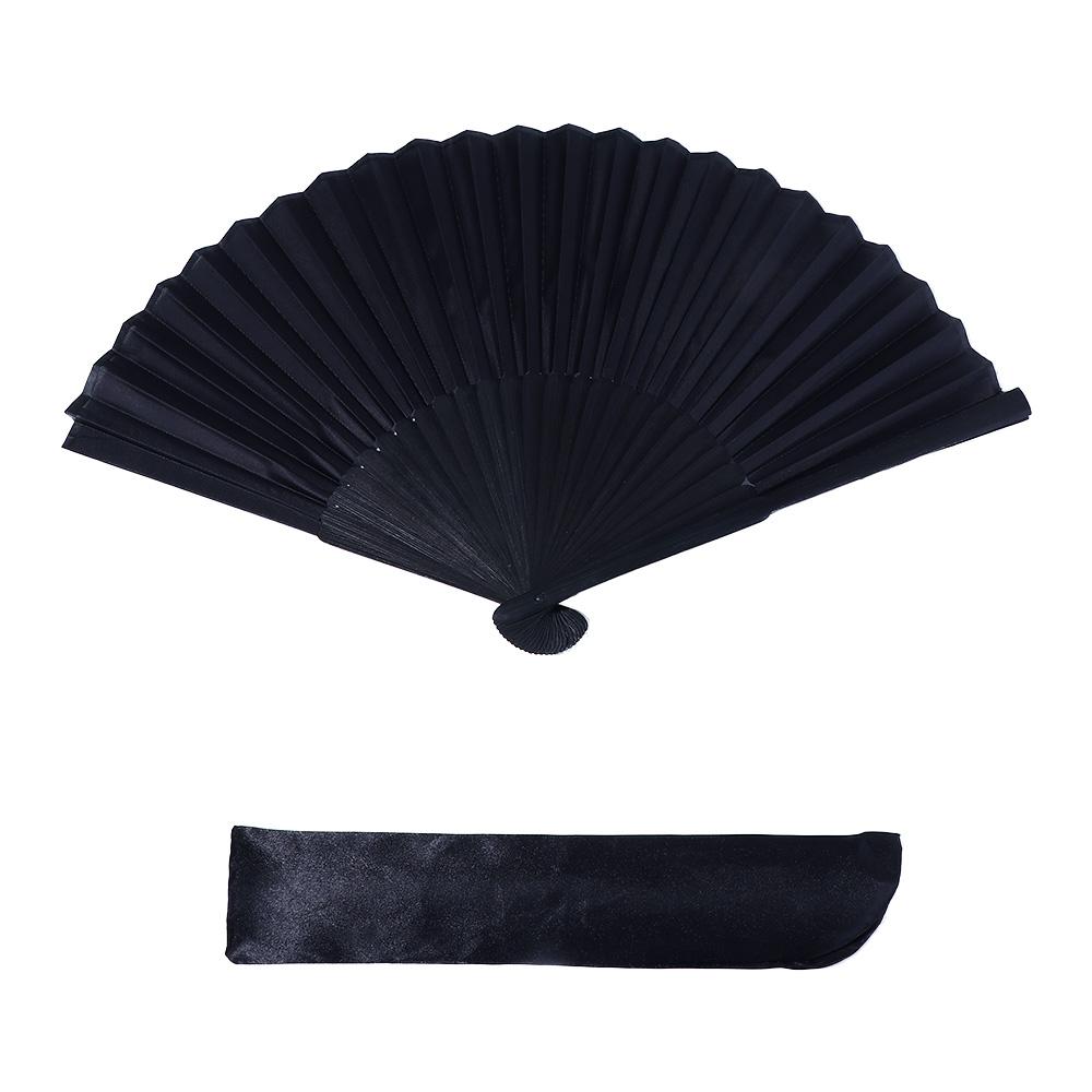 Home Decoration Fan Crafts Party Dance Hand Fan Photo Prop Tool Folding Fans Handle Hand Fan