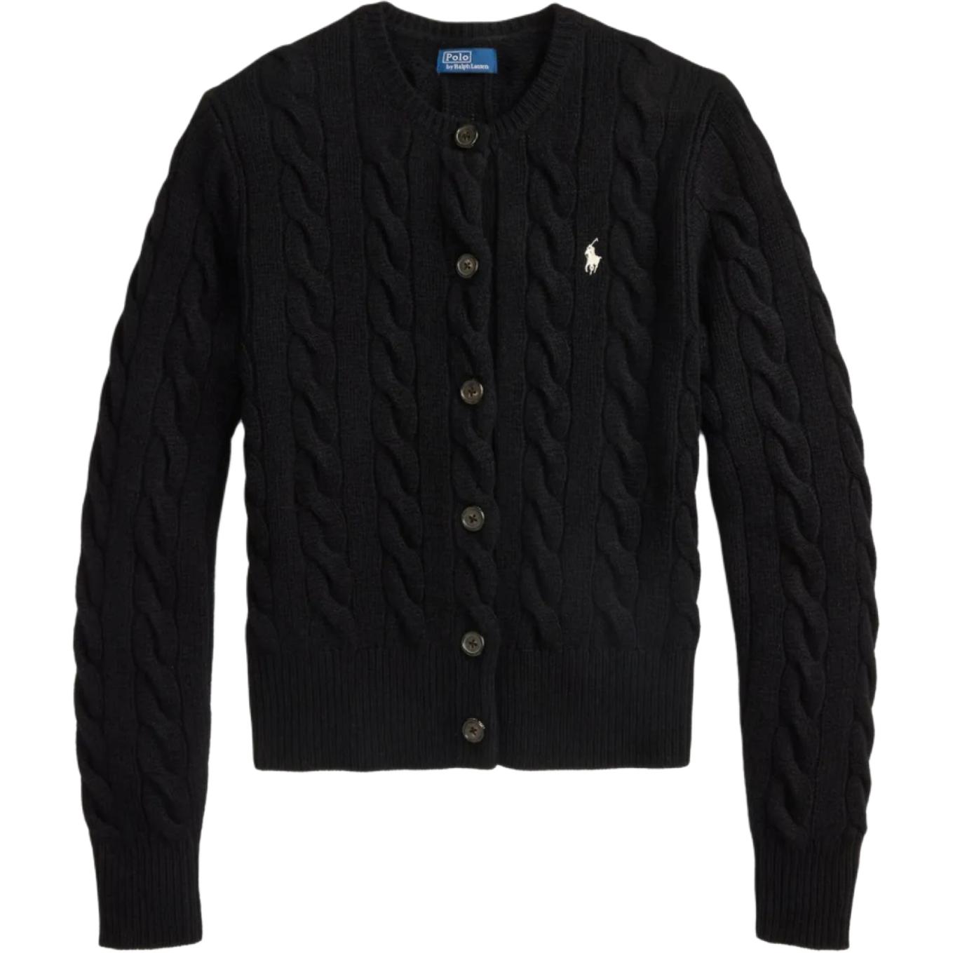 

Polo Ralph Lauren Однотонный трикотажный свитер с круглым вырезом и длинным рукавом Женский свитер 211972104-005 M