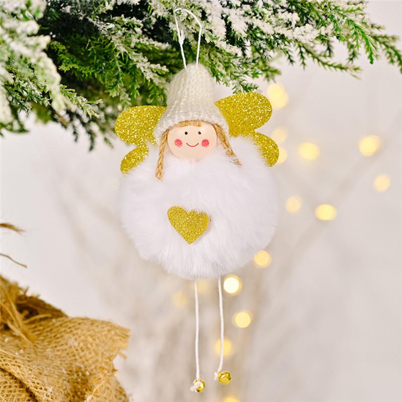 Little Christmas tree angel decoration with wings Little Christmas tree angel decoration with wings