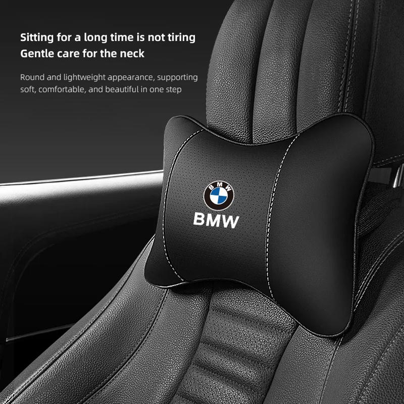 For BMW X1 X2 X3 X5 X4 X6 X7 G30 G20 G32 G11 G12 F40 F30 F20 F10 Sticker Car Interior Headrest Seat Head Support Neck Pillow BU1