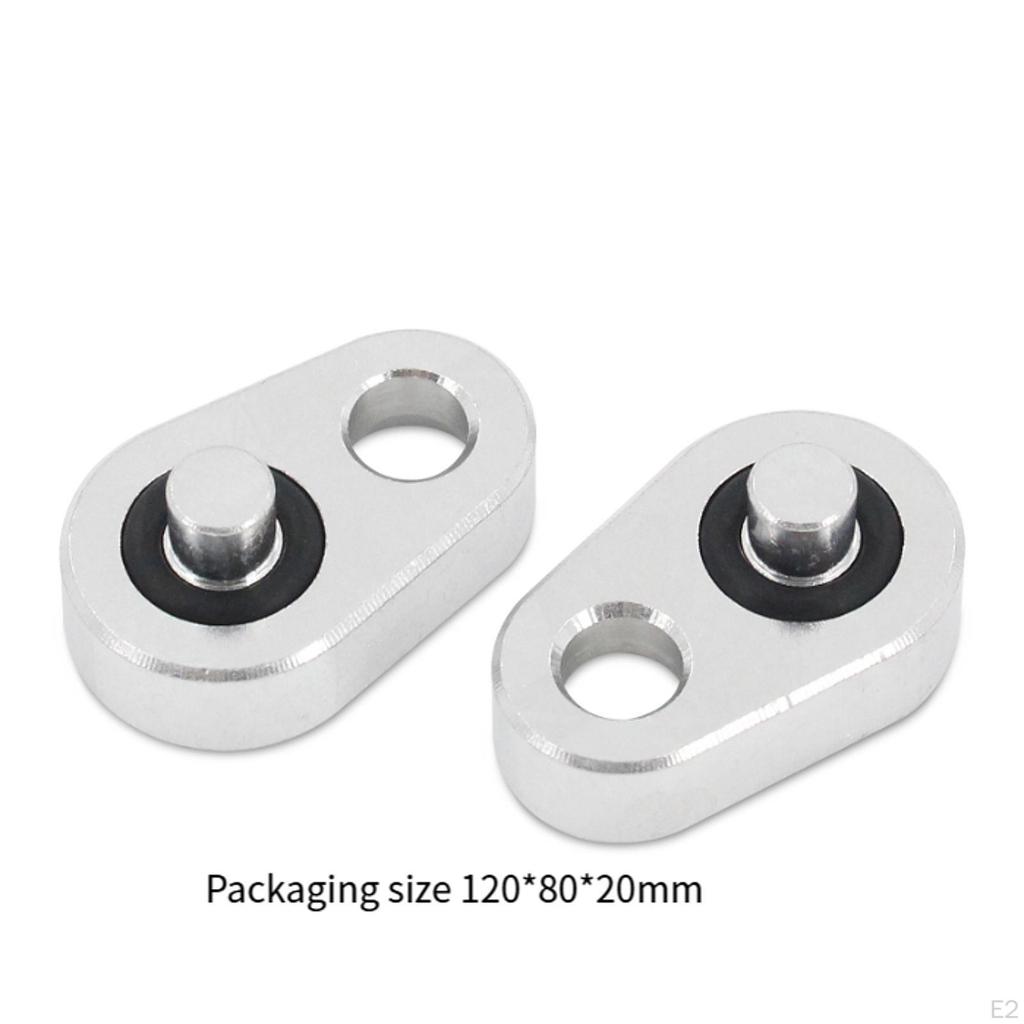 2x LS Throttle Body Cylinder Head, Coolant Blead Plug Plates Billet for Corvette