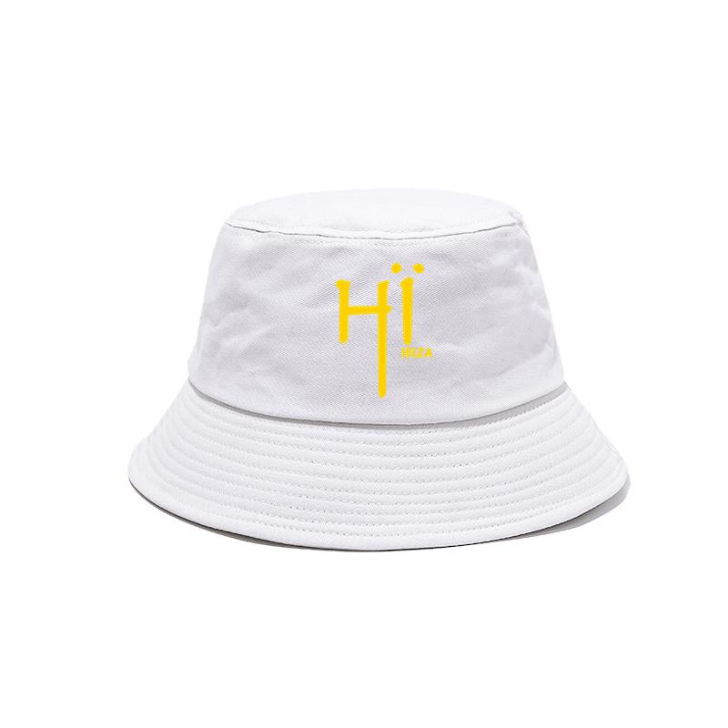 Hi Ibiza Bucket Hoed Pet Unisex Dames Unisex Panama Pet Buiten Zomer Verstelbaar Hi Ibiza Club Bob Hoeden MZ