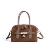 Premium handbag New matte suede Boston bag Simple and versatile fashionable women's large-capacity messenger bag
