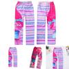 Trolls Girls Cartoon Print Long Pants With Polyester Fabric For Daily Playwear