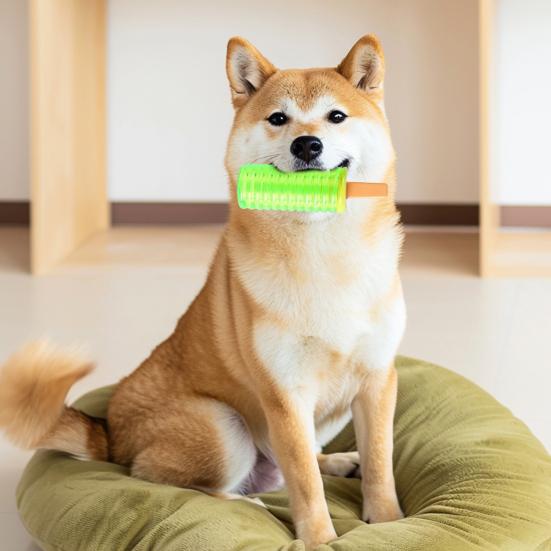 Giocattolo Rinfrescante da Masticare per Cani Bastoncino di Ghiaccio Congelabile Estivo Cono Dentizione Cucciolo