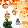 Thanksgiving Miniature Tree Decorations, Scarecrow, Fall Christmas Tree Decorations, Home Party Supplies Decorations